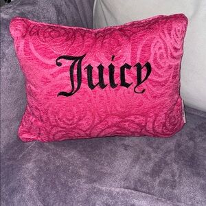 Juicy Couture Hot Pink Pillow